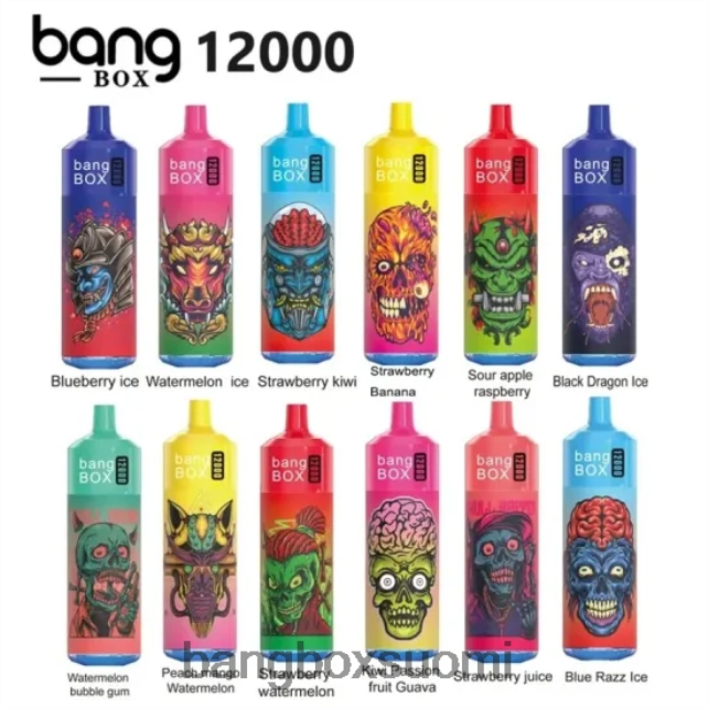 Bang Box 12000 puhallusta rgb valo kertakäyttöinen - Bang Box Helsinki