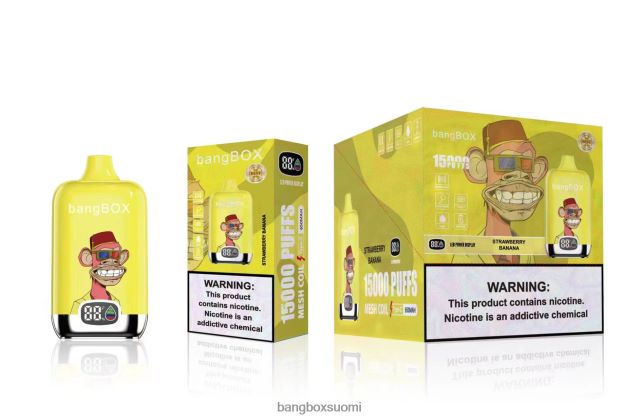 Bang Box 15 000 suihketta mansikka banaani - Bang Box Vape