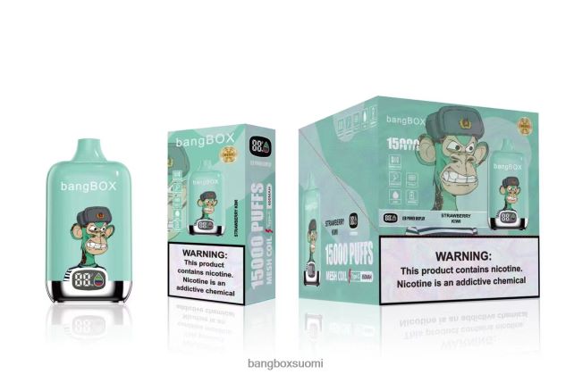 Bang Box 15 000 suihketta mansikka kiivi - Bang Box Suomi