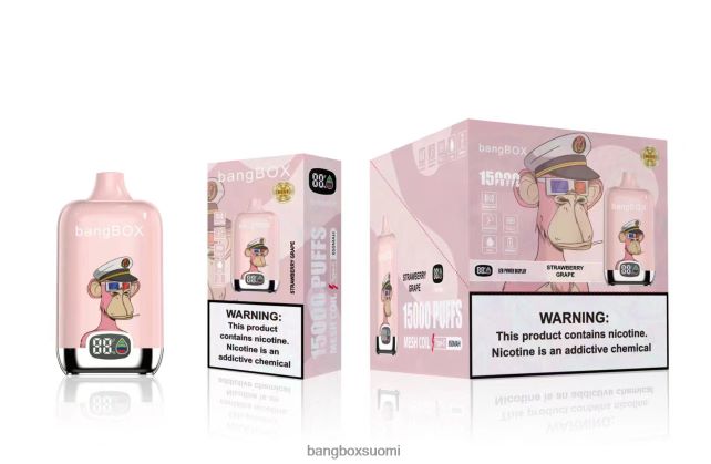 Bang Box 15 000 suihketta mansikka rypäle - Bang Box Suomi