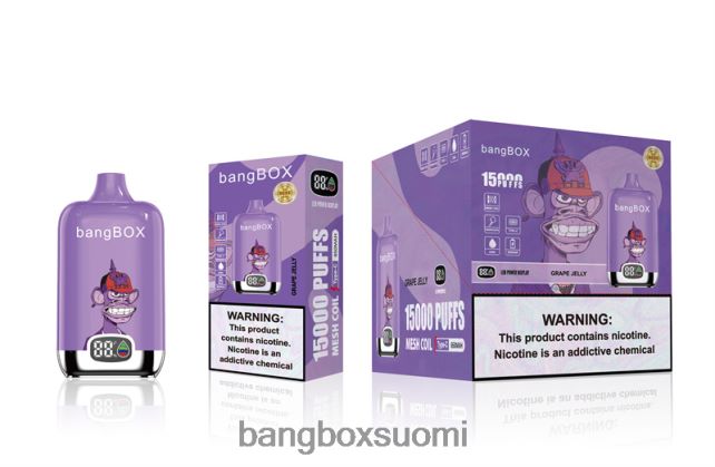 Bang Box 15 000 suihketta rypäleen hyytelö - Bang Box Suomi