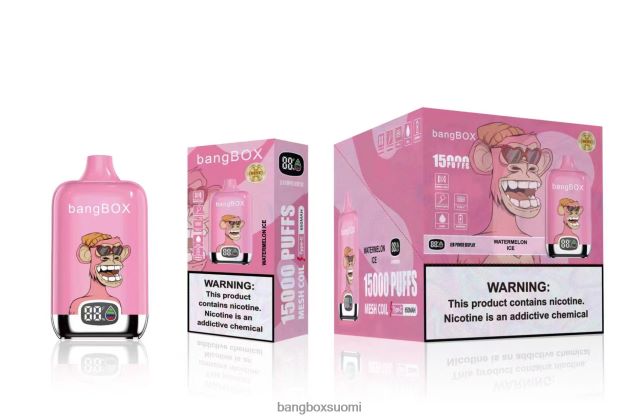 Bang Box 15 000 suihketta vesimeloni jäätä - Bang Box Hinta