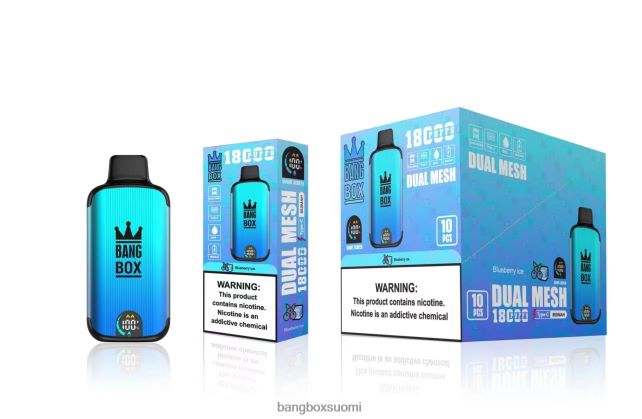 Bang Box 18 000 suihketta mustikka jäätä - Bang Box Hinta