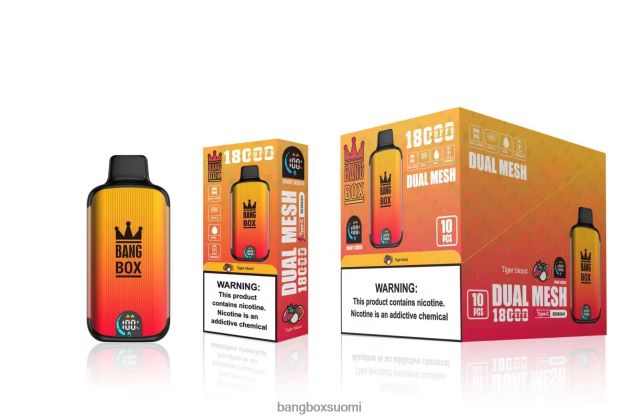 Bang Box 18 000 suihketta tiikerin verta - Bang Box Suomi