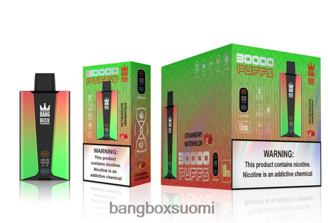 Bang Box 30 000 puhalluksen älynäyttö mansikka vesimeloni - Bang Box Hinta