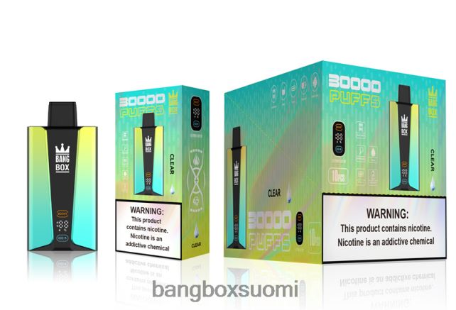 Bang Box 30 000 puhalluksen älynäyttö selkeä - Bang Box Suomi