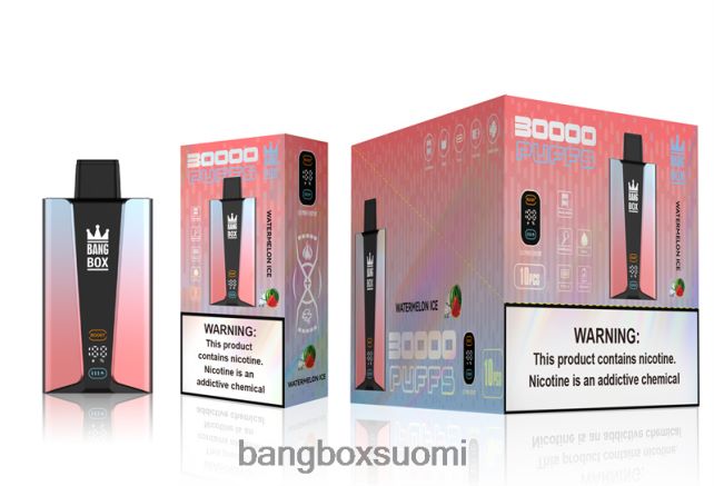 Bang Box 30 000 puhalluksen älynäyttö vesimeloni jäätä - Bang Box Suomi