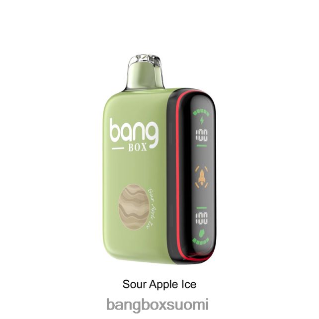Bang Box 9000-18000 puhalluksen älykäs tehonäyttö hapan omenajää - Bang Box Vape