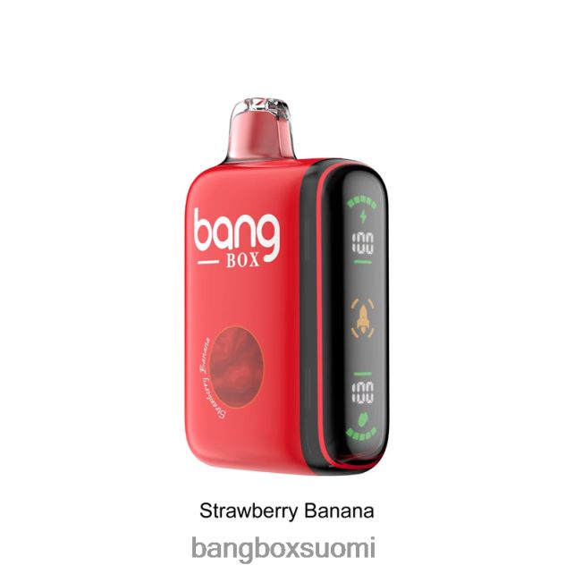 Bang Box 9000-18000 puhalluksen älykäs tehonäyttö mansikka banaani - Bang Box Hinta
