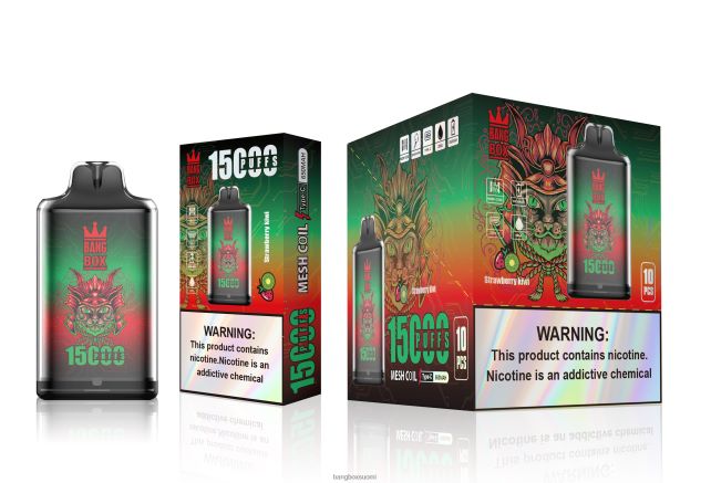 Bang Box s1-15 000 puhallusta mansikka kiivi - Bang Box Hinta